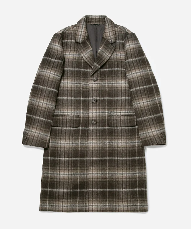 Morgan Plaid Topcoat