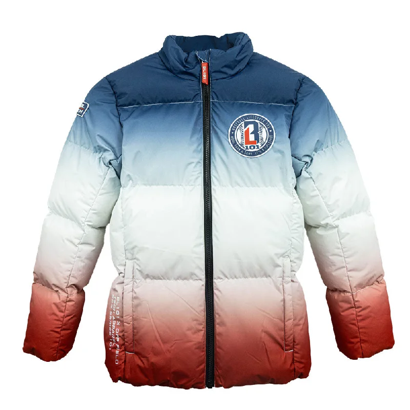 Gradient Full Zip Puffer Youth Jacket - USA