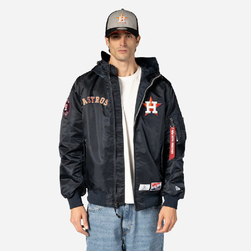 Chamarra Houston Astros Alpha Industries X MLB