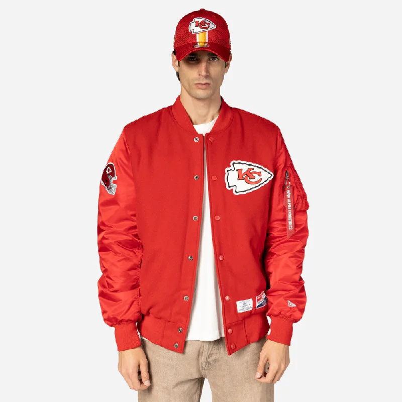 Chamarra MA-1 Kansas City Chiefs Alpha Industries X NFL