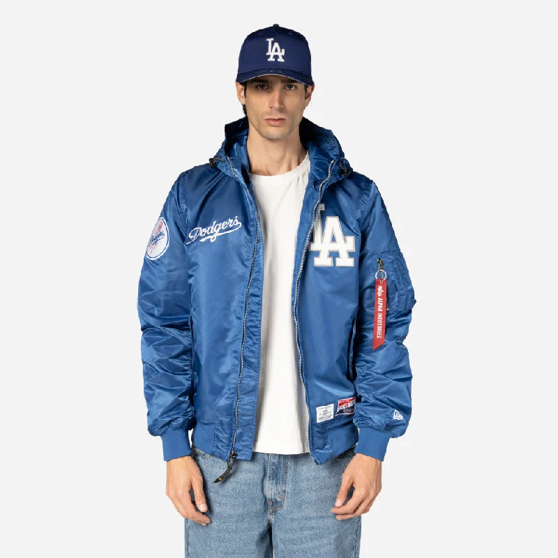 Chamarra Los Angeles Dodgers Alpha Industries X MLB Azul