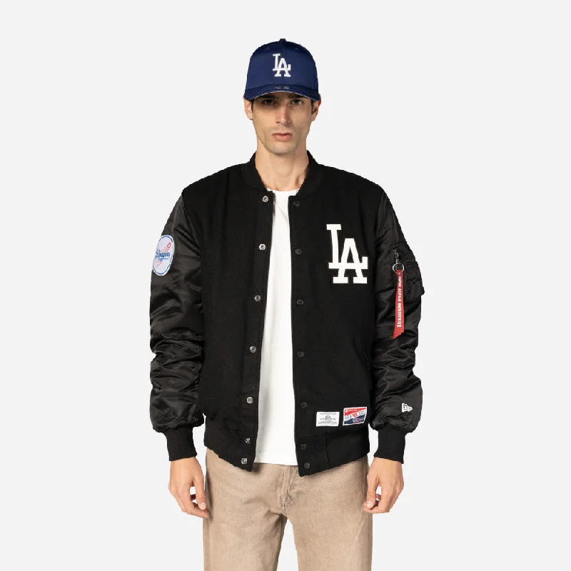 Chamarra MA-1 Los Angeles Dodgers Alpha Industries X MLB