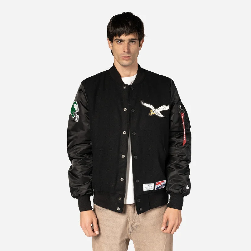 Chamarra MA-1 Philadelphia Eagles Alpha Industries X NFL