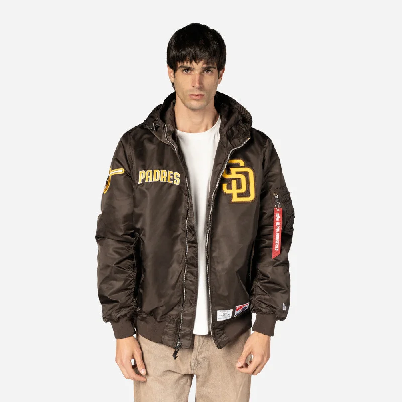 Chamarra San Diego Padres Alpha Industries X MLB