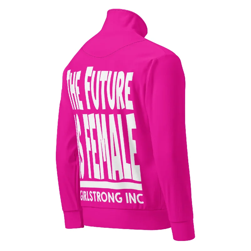 GS GRAPHIX TRACK JACKET POWER PINK - THE FUTURE IS FEMALE