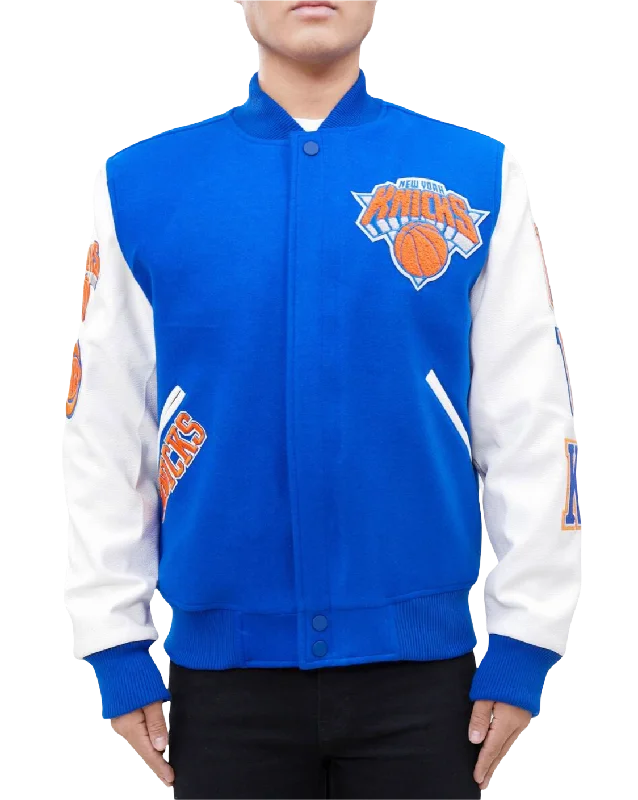 New York Knicks Royal Blue Varsity Jacket