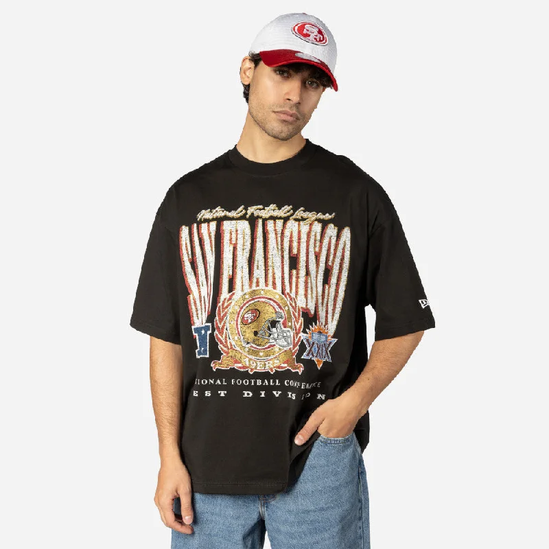 Playera Manga Corta San Francisco 49Ers NFL Oversized Essentials