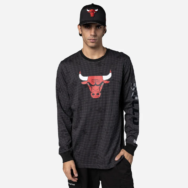 Playera Manga Larga Chicago Bulls NBA Trend