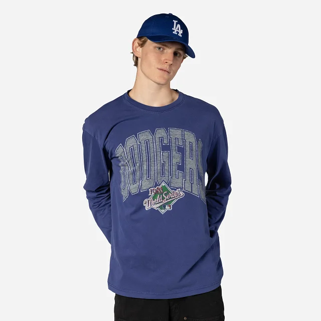 Playera Manga Larga Los Angeles Dodgers MLB Oversized Essentials