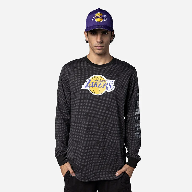 Playera Manga Larga Los Angeles Lakers NBA Trend