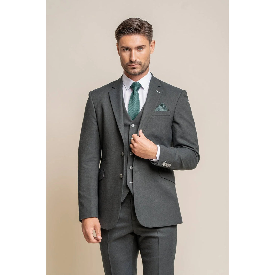 Furious - Men's Dark Olive Formal Blazer