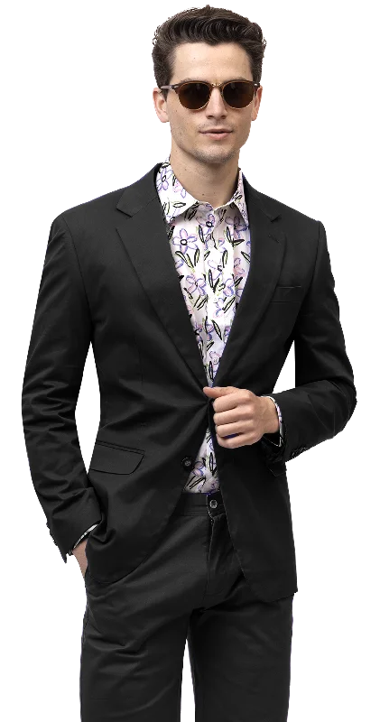 Men Fashion Blazer  CHJ01 - Black