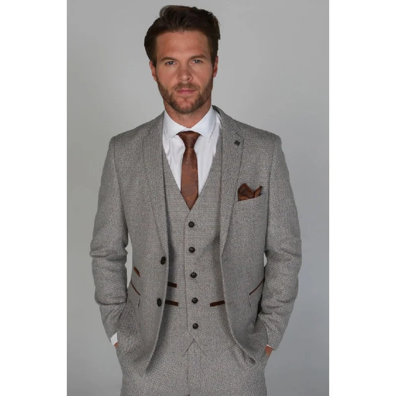 Ralph - Men's Cream Tweed Blazer