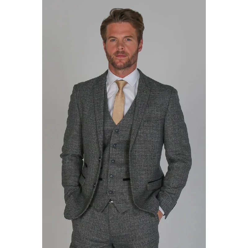 Ralph - Men's Navy Tweed Blazer