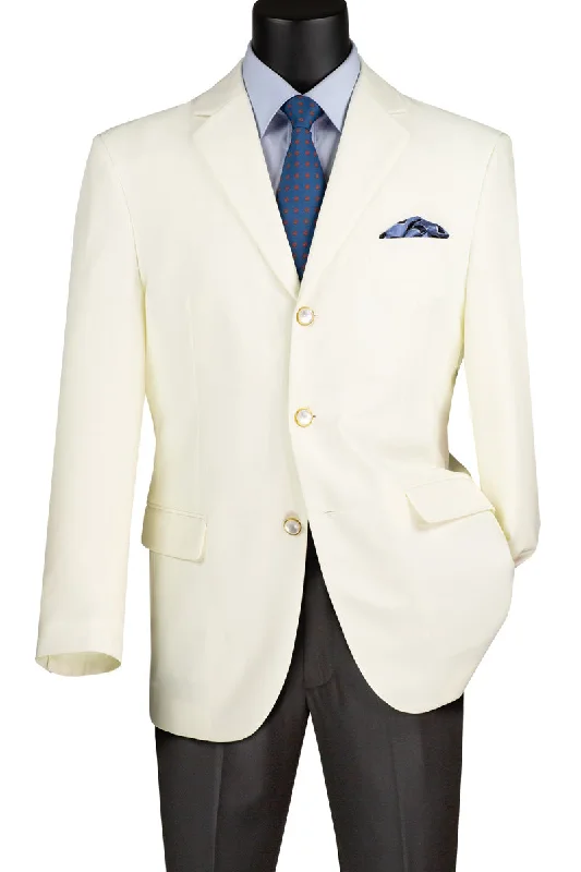 Vinci Men Blazer Z-3PP-Ivory