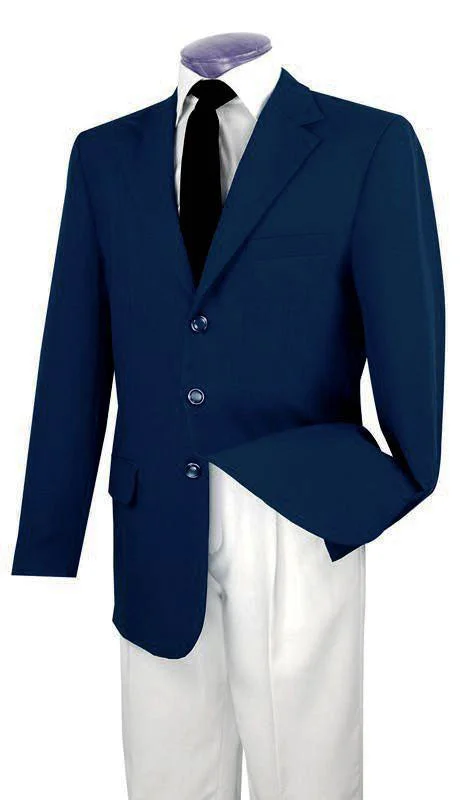 Vinci Men Blazer Z-3PP-Navy