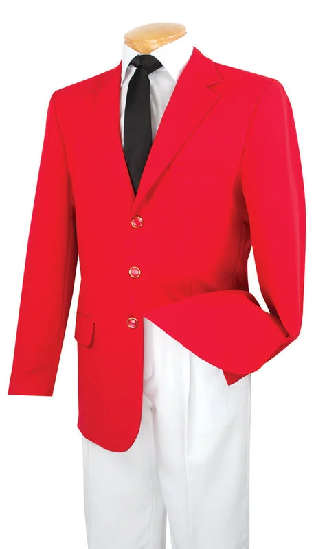 Vinci Men Blazer Z-3PP-Red