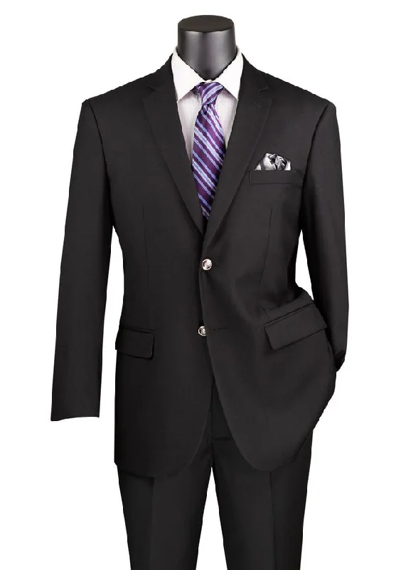 Vinci Men Sport Coat B-TR-Black