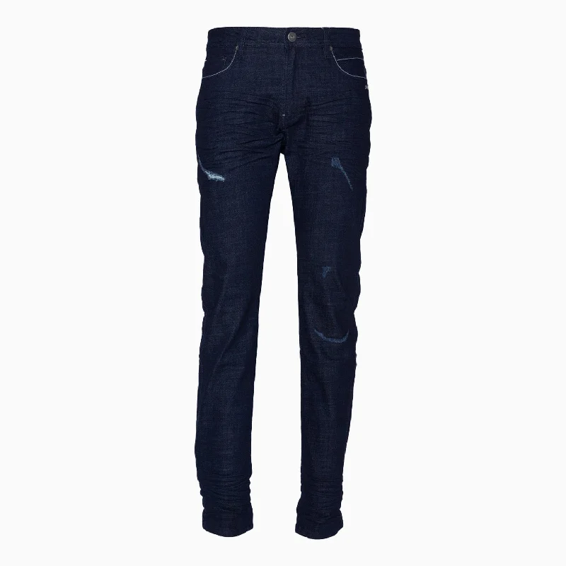 Men's Guy Rips And Tears Denim Pant