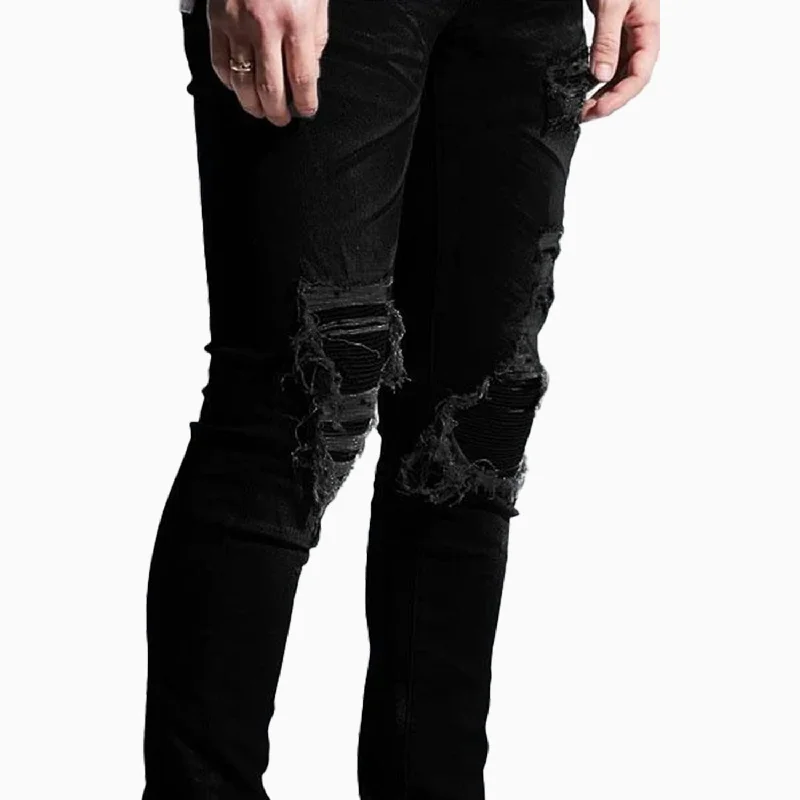 Men's Spenser 3 Rip And Repair Denim Pant