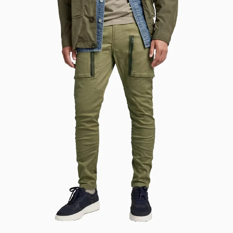 Men's Zip Pocket 3D Skinny Cargo Pant