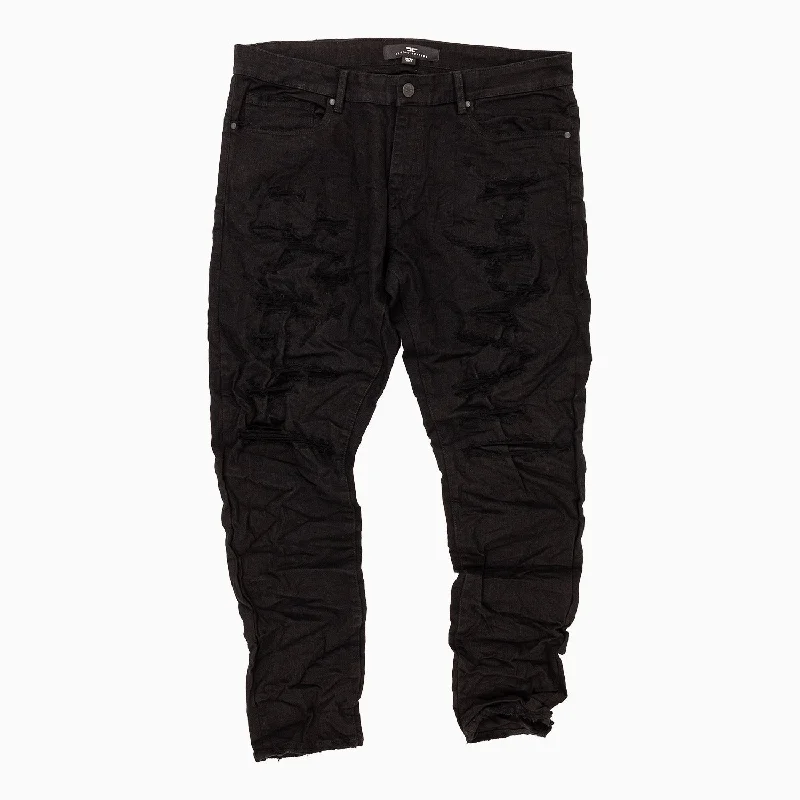 Men's Crushed And Rolled Ross Denim Pant