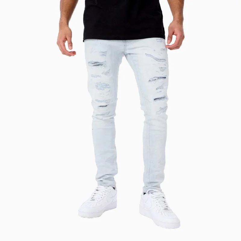 Men's Crushed Rolled Ross Denim Pant