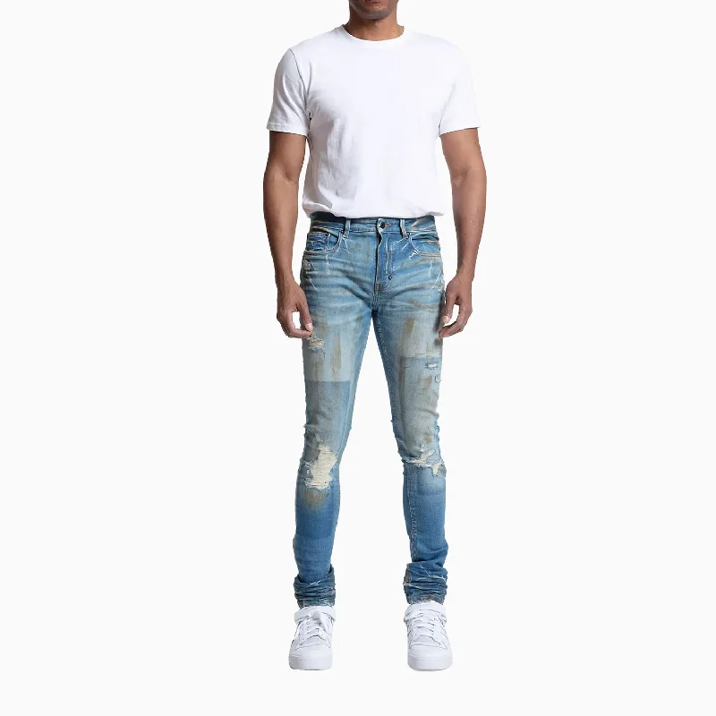 Men's Fenella Distressed Skinny Denim Pant