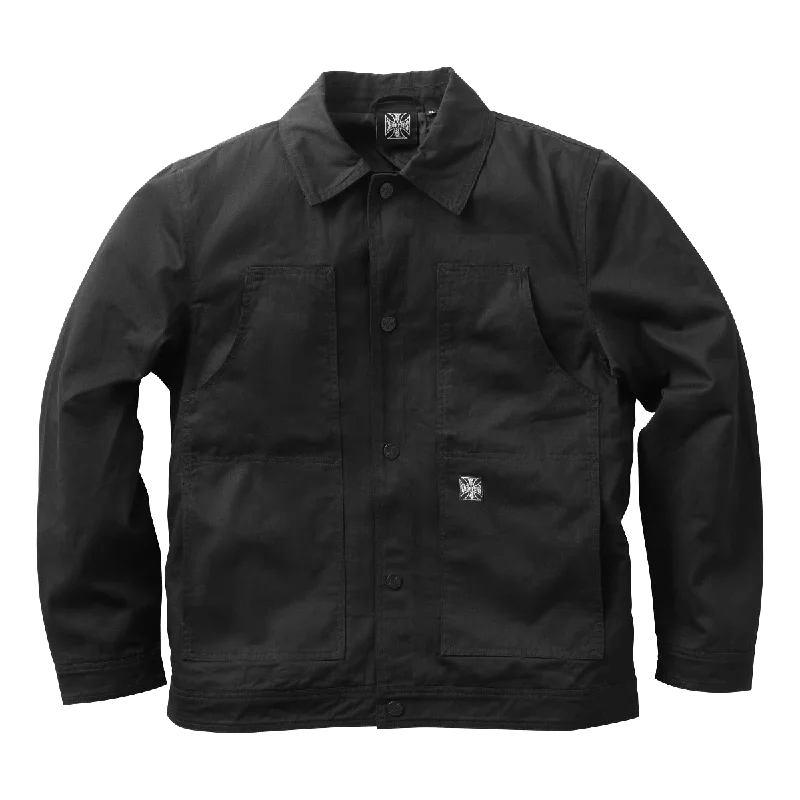 WCC LINED CARGO WORKJACKET - BLACK