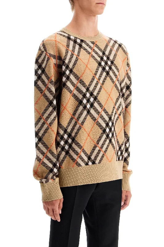 Burberry Ered Wool And Mohair Pullover Sweater