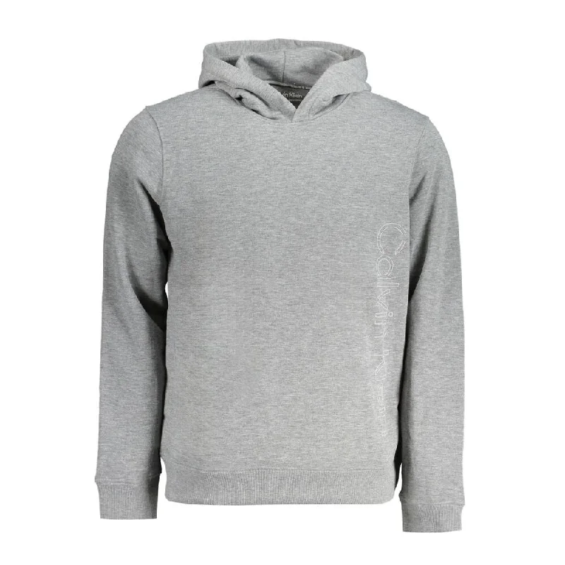 Calvin Klein Gray Polyester Men's Sweater