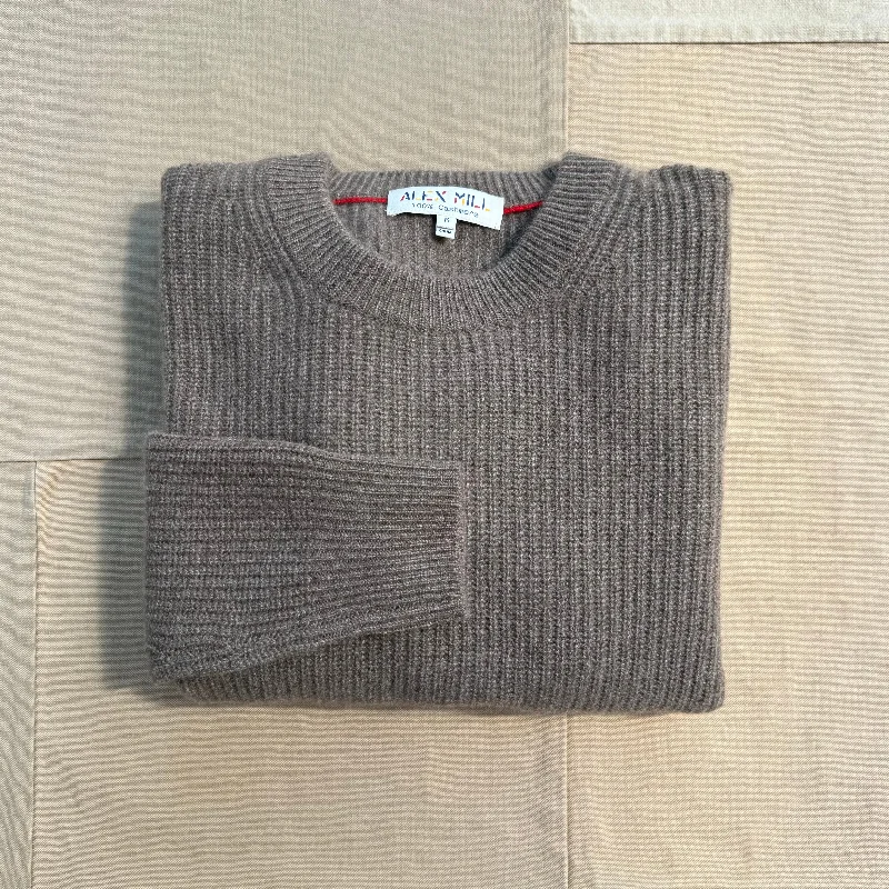 Jordan Sweater in Washed Cashmere, walnut