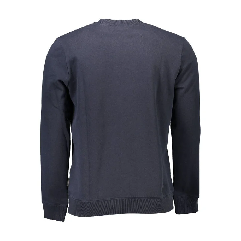 Napapijri Blue Cotton Men Men's Sweater