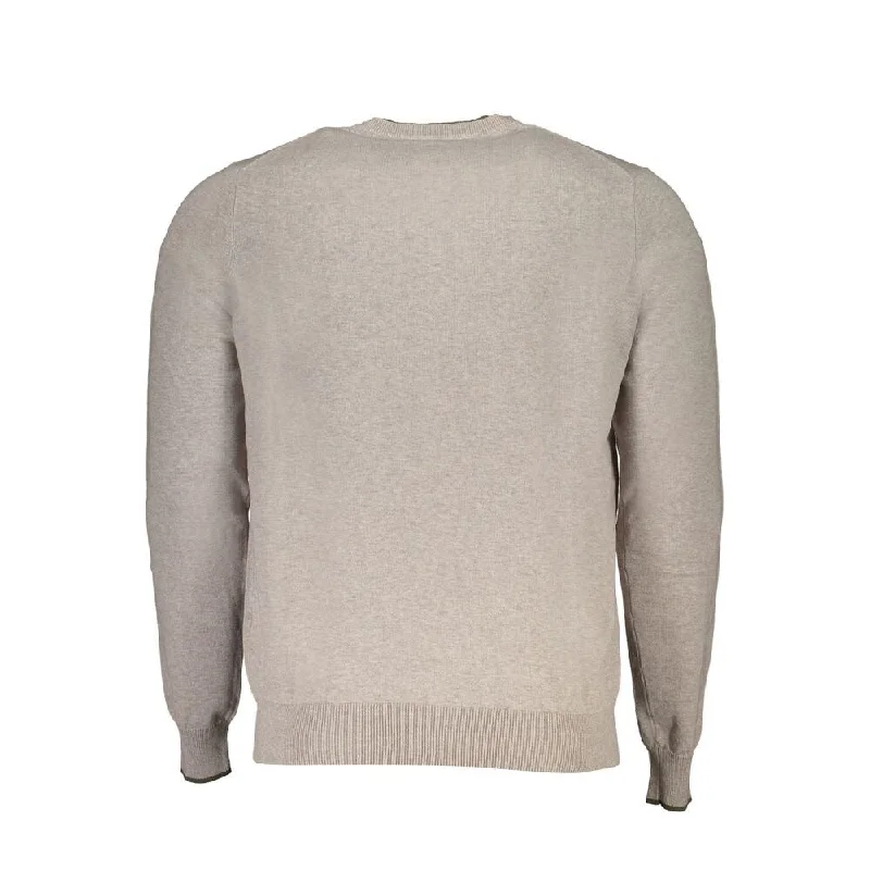 North Sails Beige Cotton Men's Sweater