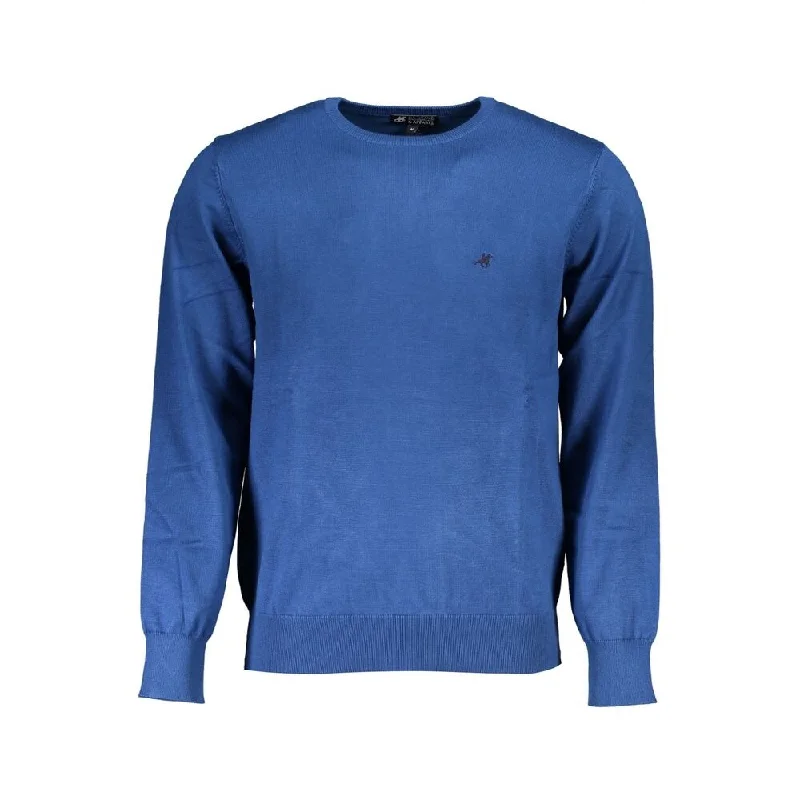 U.S. Grand Polo Blue Nylon Men's Sweater