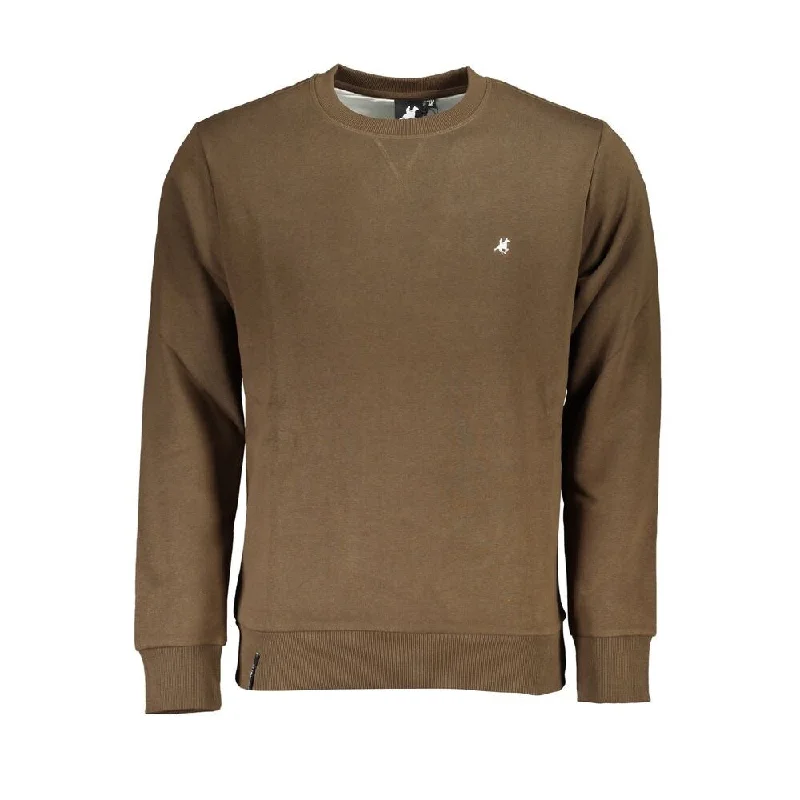 U.S. Grand Polo Brown Cotton Men's Sweater