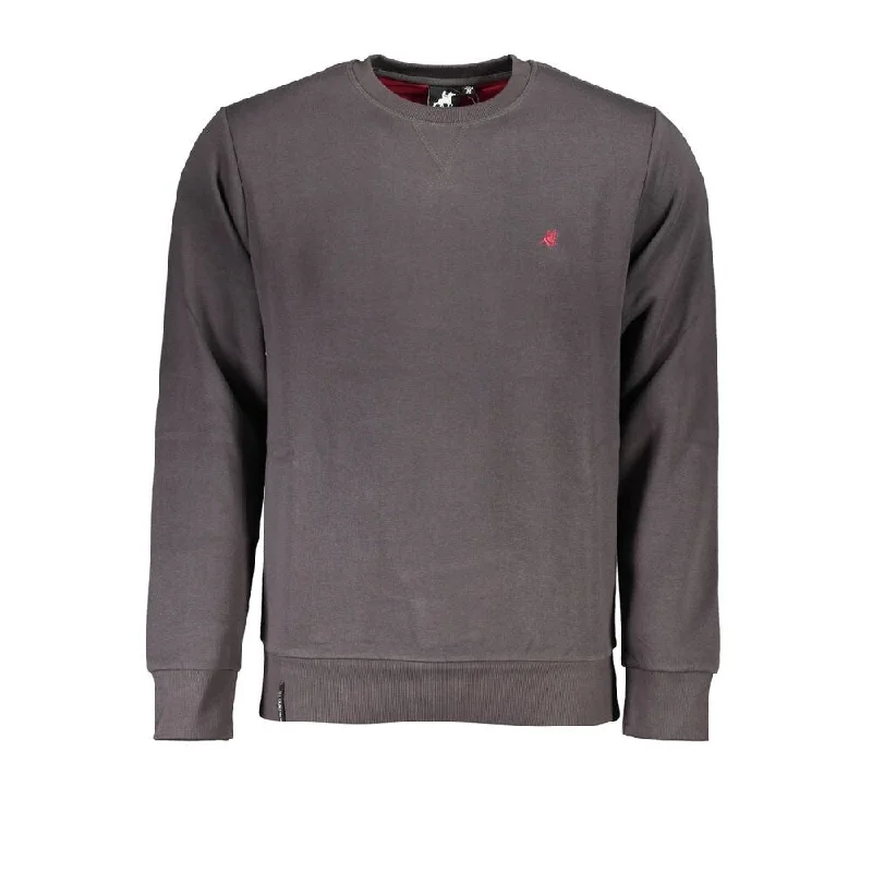 U.S. Grand Polo Gray Cotton Men's Sweater