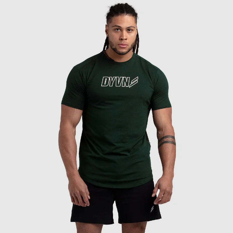 DYVN Drop Tee 'Outlined' - Green