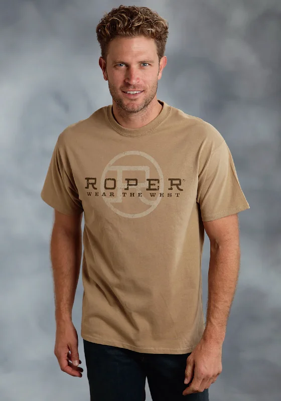 Roper Unisex Brown 100% Cotton Wear the West S/S T-Shirt