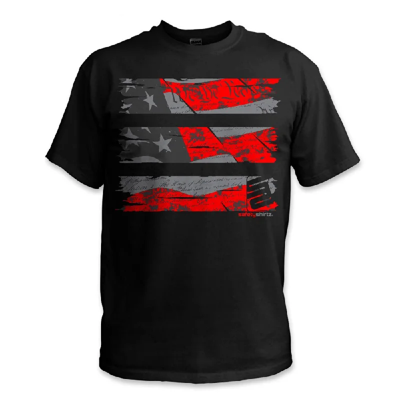 SafetyShirtz Men's Old Glory Stealth Safety T-Shirt