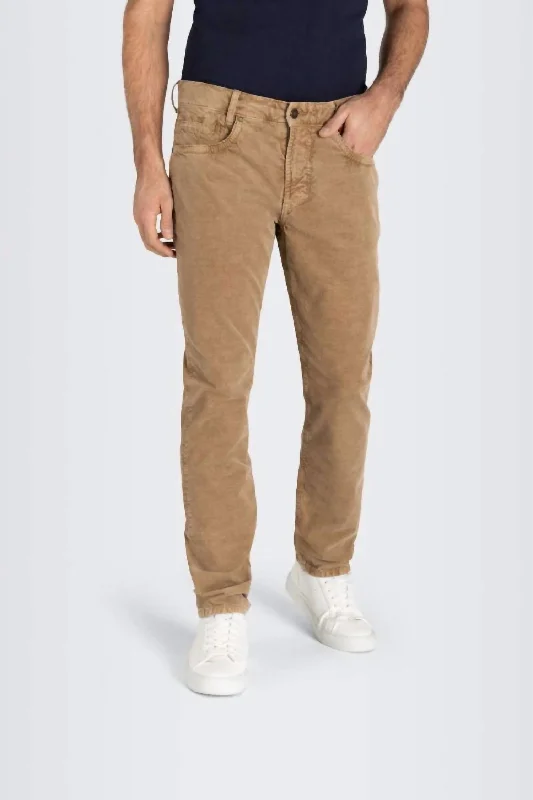 Arne Pipe Corduroys Pants In Toffee Brown