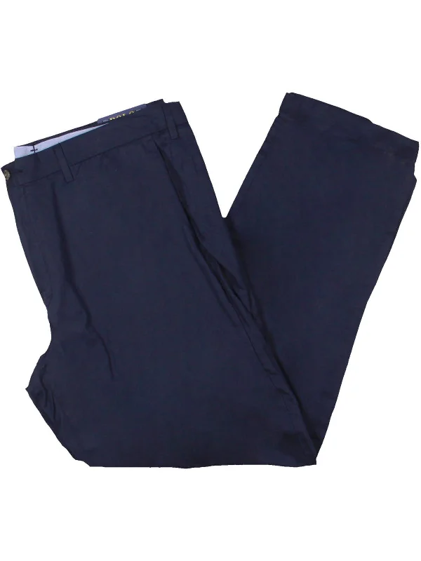 Mens Linen Professional Straight Leg Pants